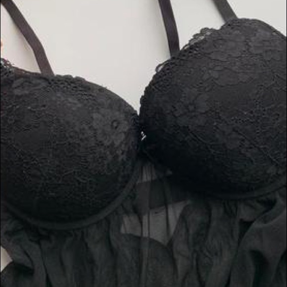Victoria's secret lace push-up babydoll, Size 36C - Picture 2 of 12